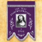 Mourning banner "Mother of God"