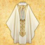 Chasuble with embroidered belt "Our Lady of Fatima"
