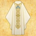 Chasuble with embroidered belt "Our Lady of Fatima"