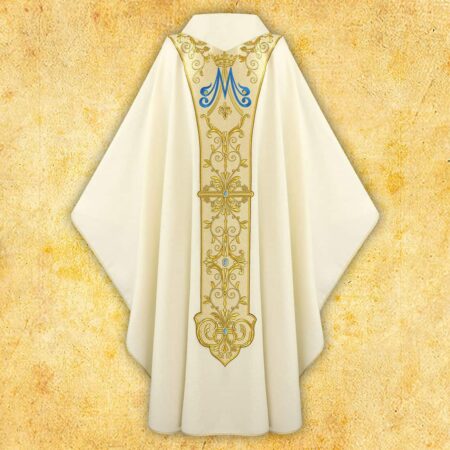 Chasuble with embroidered belt "Our Lady of Fatima"