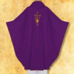 Embroidered chasuble "Cross with Grapes"
