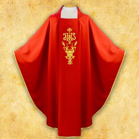 Embroidered Chasuble "IHS"