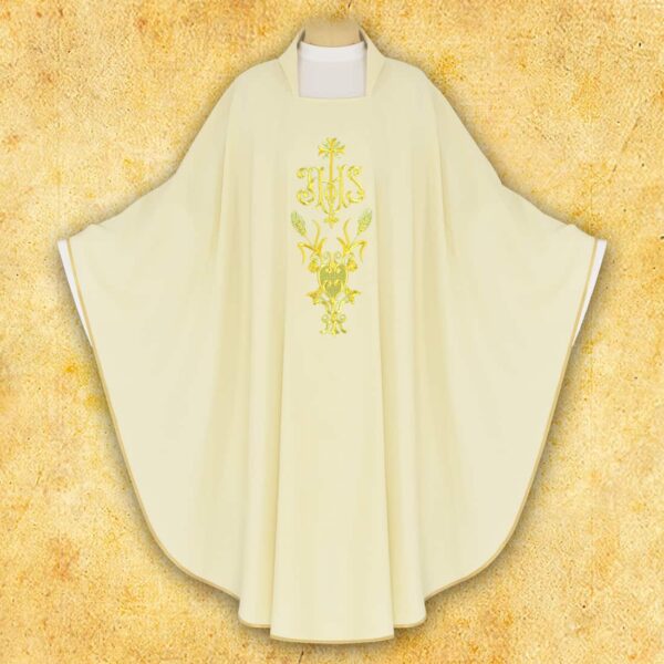 Embroidered Chasuble "IHS"