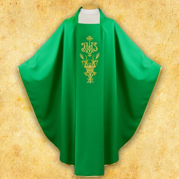Embroidered Chasuble "IHS"