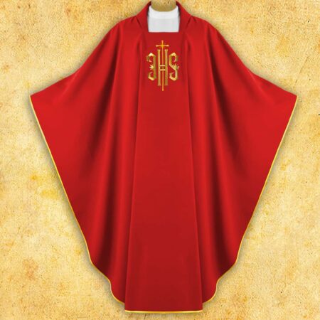 Embroidered Chasuble "IHS"