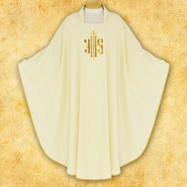 Embroidered Chasuble "IHS"