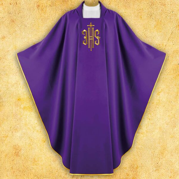 Embroidered Chasuble "IHS"