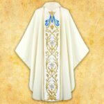 Chasuble with embroidered image of Our Lady of Ostra Brama