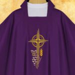 Embroidered chasuble "Cross"