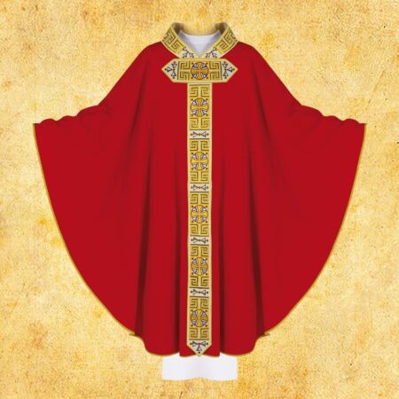 Embroidered chasuble "Paradiso"