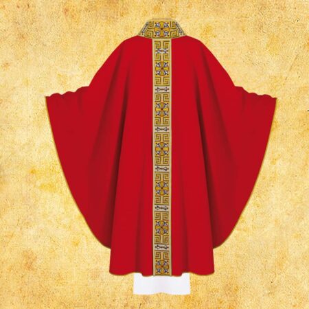 Embroidered chasuble "Paradiso"