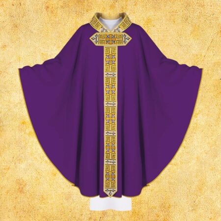 Embroidered chasuble "Paradiso"