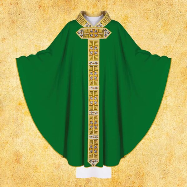 Embroidered chasuble "Paradiso"