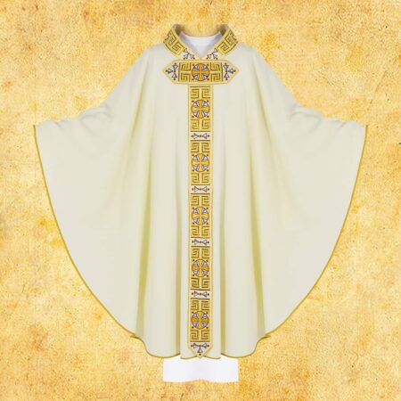 Embroidered chasuble "Paradiso"