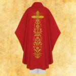 Chasuble embroidered with "St. Peter and Paul"