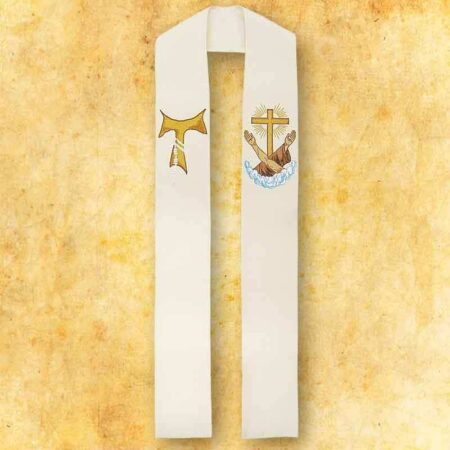 Embroidered stole "Franciscan"
