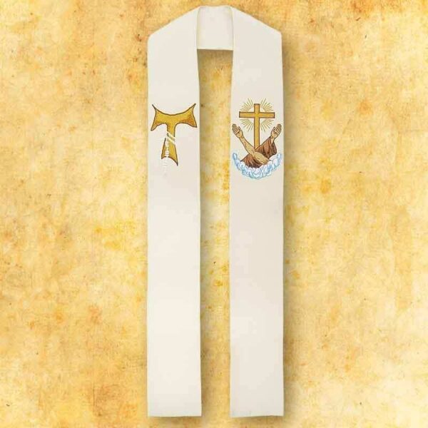 Embroidered stole "Franciscan"