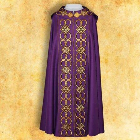 Embroidered cope "IHS"