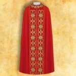 Embroidered cope "IHS"