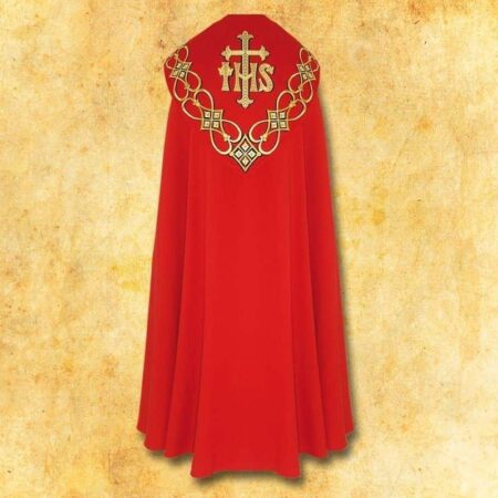 Embroidered cope "IHS"