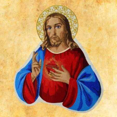 Embroidered appliqué "Jesus"