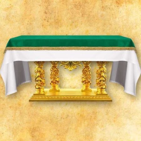 Plush altar cover Dark Green