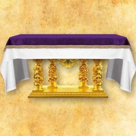 (product_variation) Plush altar cloth - Burgundy