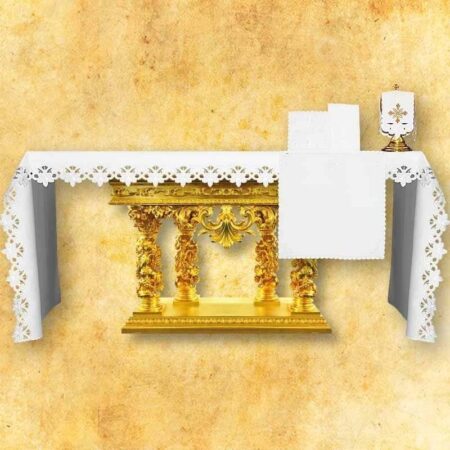 Embroidered tablecloth "White Lily" - any size