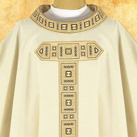 Embroidered chasuble "Mystery"