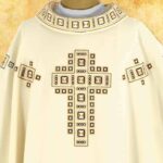 Embroidered chasuble "Mystery"