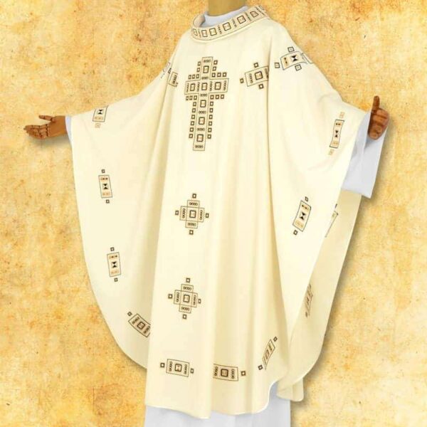 Embroidered chasuble "Mystery"