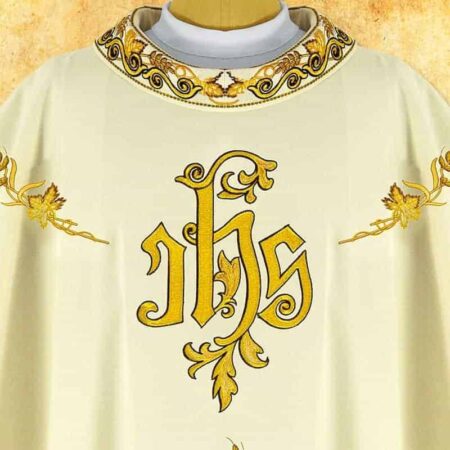 Embroidered chasuble "Parocco"