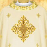 Embroidered chasuble "Parocco"