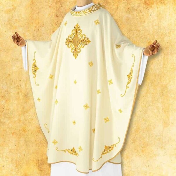 Embroidered chasuble "Parocco"