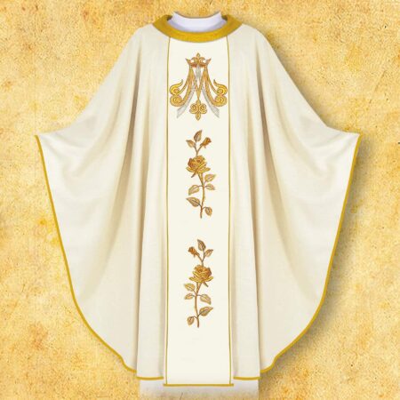 Embroidered chasuble "Santuario"