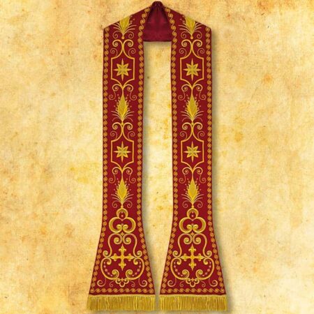 Roman embroidered stole "Sacrum"