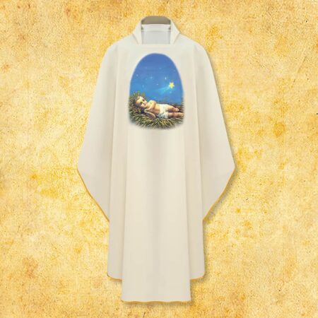 Chasuble with "Child Jesus" photo