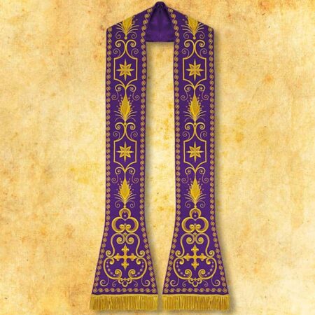 Roman embroidered stole "Sacrum"