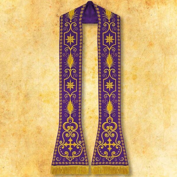 Roman embroidered stole "Sacrum"