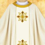 Embroidered chasuble "Deo"