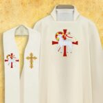 Set of chasuble and stole "Lamb"