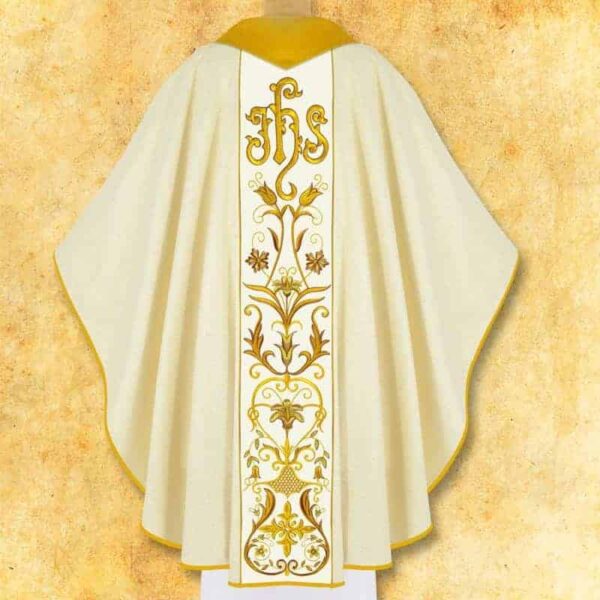 Embroidered Roman stole "Angelus"