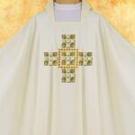 Embroidered chasuble "Roma Gold"