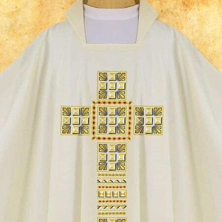 Embroidered chasuble "Roma Gold"