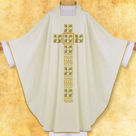 Embroidered chasuble "Roma Gold"