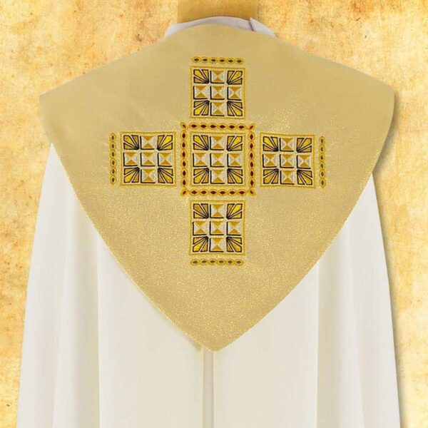 Embroidered cope "Roma Gold"