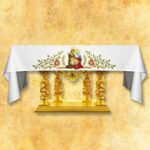 Chasuble with embroidered "Star of Bethlehem" belt