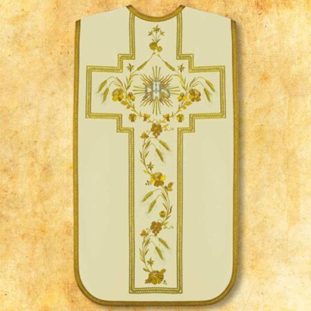 Embroidered Roman chasuble "Dominium"