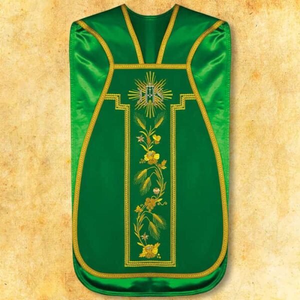 Embroidered Roman chasuble "Dominium"