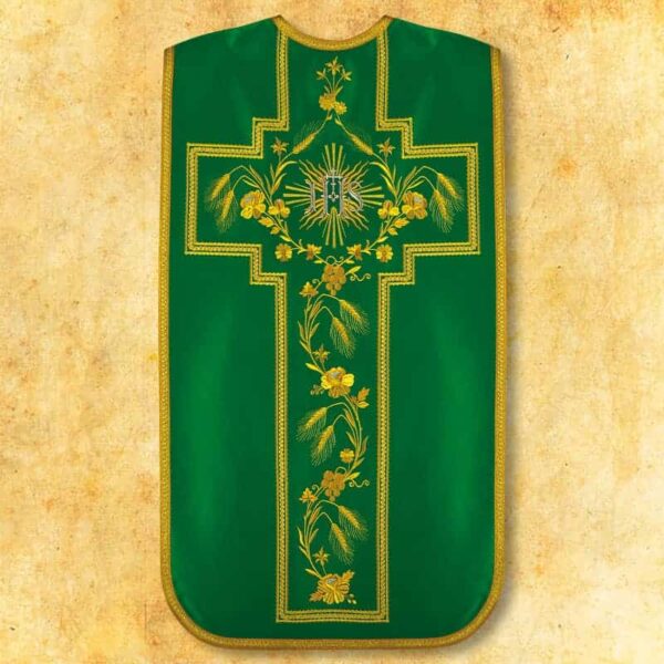 Embroidered Roman chasuble "Dominium"